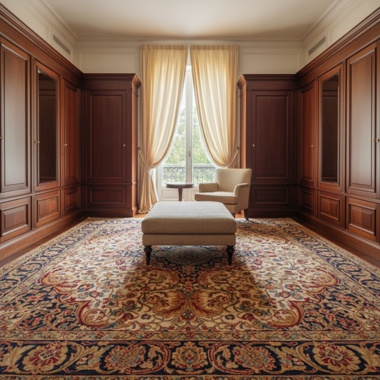 How Large Carpets Are Specified: Scale, Knot Density, and Visual Calm in Formal Rooms