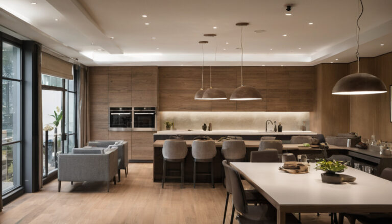 Which office fit-out drawings should be issued before contractors price the work shown in a luxury residential interior