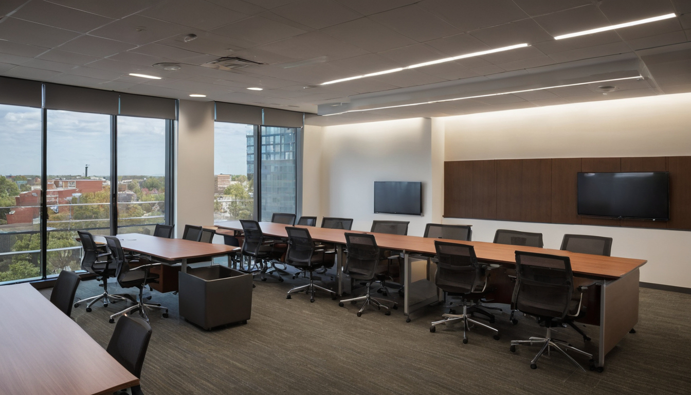 When should furniture be ordered during an office fit-out